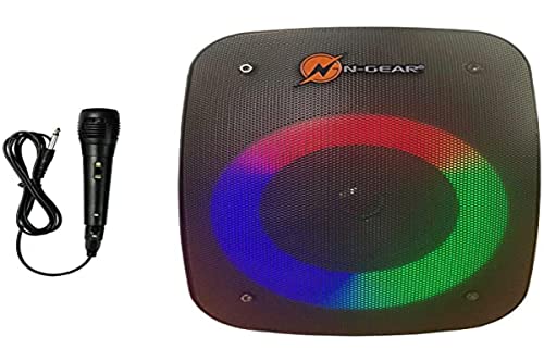 N-Gear LPG4Studio Let’s go Party Bluetooth Lautsprecher | Boombox mit Karaoke Mikrofon, Disco-LEDs, 40 Watt Leistung & bis zu 3 Stunden Akkulaufzeit N-Gear LPG4Studio Let’s go Party Bluetooth Lautsprecher | Boombox mit Karaoke Mikrofon, Disco-LEDs, 40 Watt Leistung & bis zu 3 Stunden Akkulaufzeit von N-Gear
