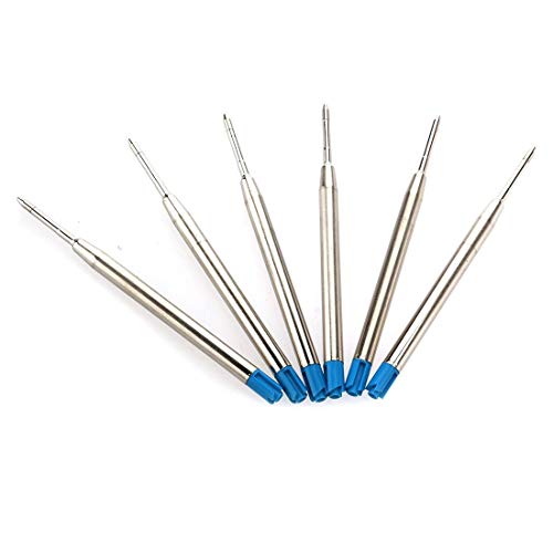 N-K 6 Kugelschreiberminen 10 cm blau groß Nachfüllminen Praktisches Design und langlebig von N-K