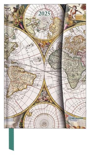 N NEUMANNVERLAGE - Antique Maps 2025 Diary, 10x15cm, Taschenkalender mit Magnetverschluss und Lesebändchen, Tasche für Visitenkarte, Jahres- und Monatsübersicht und internationales Kalendarium: Magneto Diary N NEUMANNVERLAGE - Antique Maps 2025 Diary, 10x15cm, Taschenkalender mit Magnetverschluss und Lesebändchen, Tasche für Visitenkarte, Jahres- und Monatsübersicht und internationales Kalendarium: Magneto Diary von N NEUMANNVERLAGE