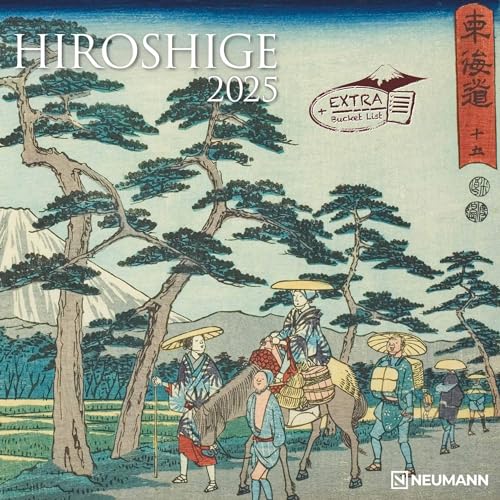 Hiroshige 2025 - Wand-Kalender - Broschüren-Kalender - 30x30 - 30x60 geöffnet - Kunst-Kalender von N NEUMANNVERLAGE