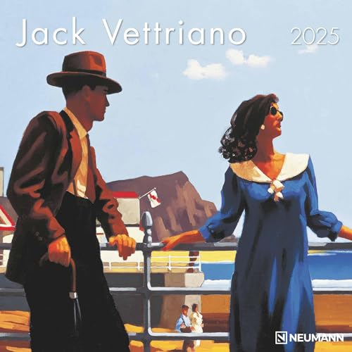 Jack Vettriano 2025 - Wand-Kalender - Broschüren-Kalender - 30x30 - 30x60 geöffnet - Kunst-Kalender von N NEUMANNVERLAGE