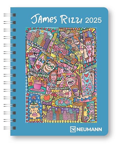 James Rizzi 2025 - Diary - Buchkalender - Taschenkalender - Kunstkalender - 16,5x21,6: Diary von N NEUMANNVERLAGE