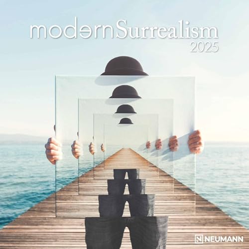Modern Surrealism 2025 - Wand-Kalender - Broschüren-Kalender - 30x30- 30x60 geöffnet von N NEUMANNVERLAGE