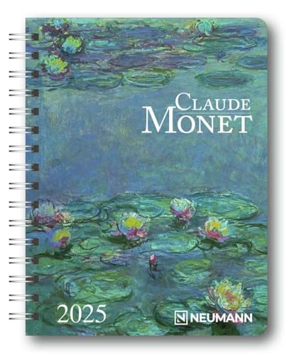 N NEUMANNVERLAGE - Claude Monet 2025 Diary, 16,5x21,6cm, Taschenkalender mit zwölf Bildseiten und Notizseiten, herausnehmbaren Planer, Jahres- und ... und internationales Kalendarium: Diary von N NEUMANNVERLAGE