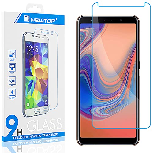 N NEWTOP [1 Stück] Panzerglasfolie kompatibel für Samsung Galaxy A7 2018 Dünn 0,3 mm Härtegrad 9H Panzerglasfolie von N NEWTOP