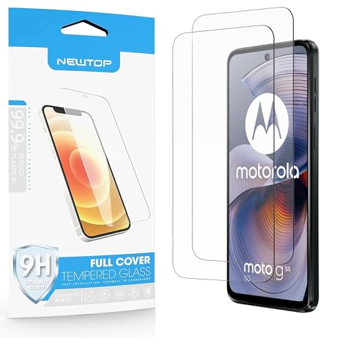 N NEWTOP 2 Stück Displayschutzfolie kompatibel mit Motorola G55 5G, GLASS FILM 0,3 mm 9H gehärtetes Glas Displayschutzfolie stoßfest kratzfest Displayschutz Außenfolie Monitor N NEWTOP 2 Stück Displayschutzfolie kompatibel mit Motorola G55 5G, GLASS FILM 0,3 mm 9H gehärtetes Glas Displayschutzfolie stoßfest kratzfest Displayschutz Außenfolie Monitor von N NEWTOP