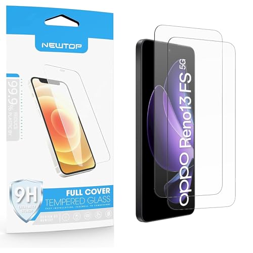 N NEWTOP 2 Stück Displayschutzfolie kompatibel mit OPPO RENO 13 FS, GLASS FILM 0,3 mm 9H gehärtetes Glas Displayschutzfolie Anti-Scratch Displayschutz Außenfolie Monitor N NEWTOP 2 Stück Displayschutzfolie kompatibel mit OPPO RENO 13 FS, GLASS FILM 0,3 mm 9H gehärtetes Glas Displayschutzfolie Anti-Scratch Displayschutz Außenfolie Monitor von N NEWTOP
