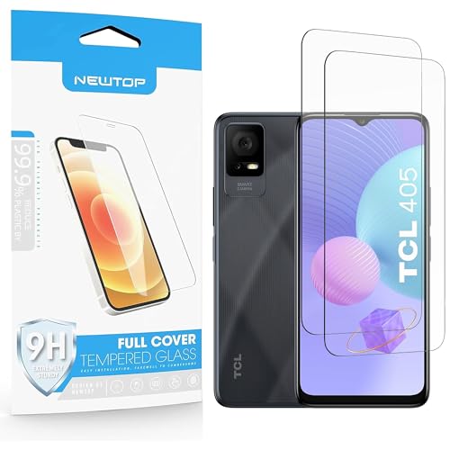 N NEWTOP 2 Stück Displayschutzfolie kompatibel mit TCL 405, GLASS FILM 0,3 mm 9H gehärtetes Glas Displayschutzfolie Anti-Scratch Displayschutz Außenfolie Monitor N NEWTOP 2 Stück Displayschutzfolie kompatibel mit TCL 405, GLASS FILM 0,3 mm 9H gehärtetes Glas Displayschutzfolie Anti-Scratch Displayschutz Außenfolie Monitor von N NEWTOP