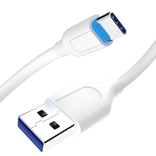 N NEWTOP CU01 Kabel, weiß, kompatibles Ladegerät Typ C USB-A, 2,1 A, schnelle Datenübertragung, kompatibel mit Samsung/Huawei/Xiaomi/OPPO/Realme und USB-Geräten (100) von N NEWTOP