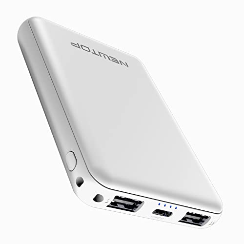 N NEWTOP PB31 Power Bank 2,1 A, Dual-Schnellladung, USB-Ladegerät, Taschenladegerät, Universal, 5000 mAh, Handy Zubehör, Laden Unterwegs, für Handys, Smartphones, Samsung Oppo Huawei Xiaomi (Weiß) N NEWTOP PB31 Power Bank 2,1 A, Dual-Schnellladung, USB-Ladegerät, Taschenladegerät, Universal, 5000 mAh, Handy Zubehör, Laden Unterwegs, für Handys, Smartphones, Samsung Oppo Huawei Xiaomi (Weiß) von N NEWTOP