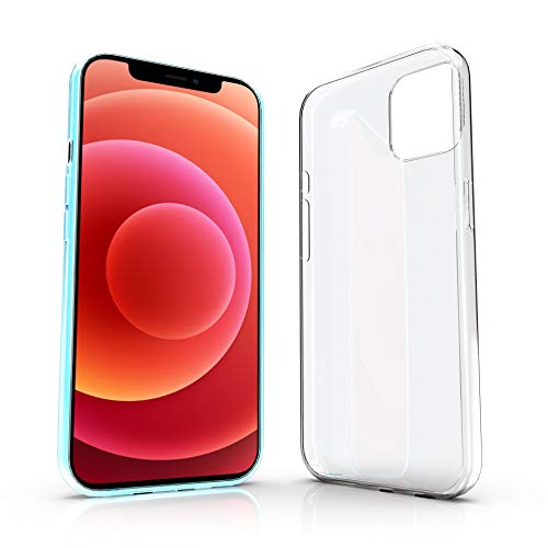 N NEWTOP Schutzhülle kompatibel für iPhone 12 / Pro / Mini / Pro Max Weiche TPU Clear Gel Silikon Anti-Kratzer Transparent Slim Flexibel Case Rückseite Schutzhülle (für iPhone 12 Mini) von N NEWTOP