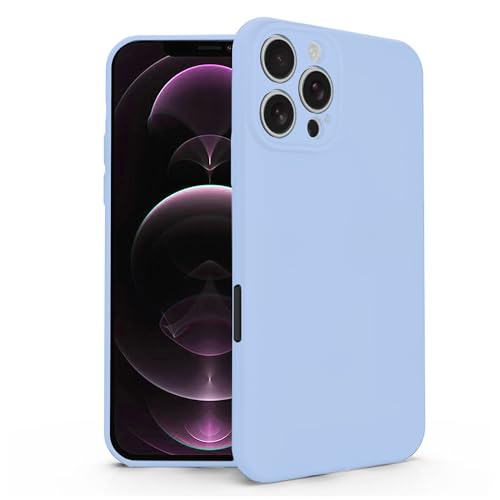 N NEWTOP Schutzhülle kompatibel mit Apple iPhone 16 Pro Max, Schutzhülle aus weichem TPU-Silikon, ultradünn, flexibel, Rückseitenschutz, Kameraschutz, stoßfest, farbige Schale (Lavendel) von N NEWTOP