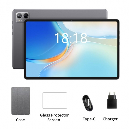 N-one NPad Plus Tablet, 8GB+128GB, MTK8183 Octa Core 2.0GHz, Android 13, 7500mAh Akku,mit Tasche & Folie von N-One