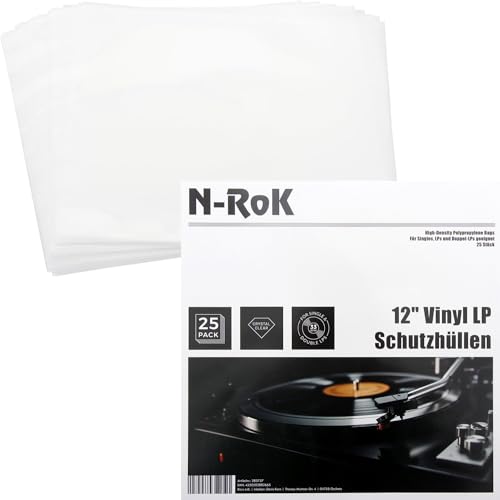 N-RoK 12" Vinyl LP Schutzhüllen 25 Stück von N-ROK