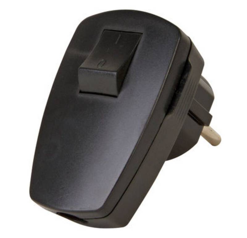 N & L N & L 10233 Schutzkontakt-Winkelstecker Kunststoff mit Schalter 230 V Steckernetzteil von N & L
