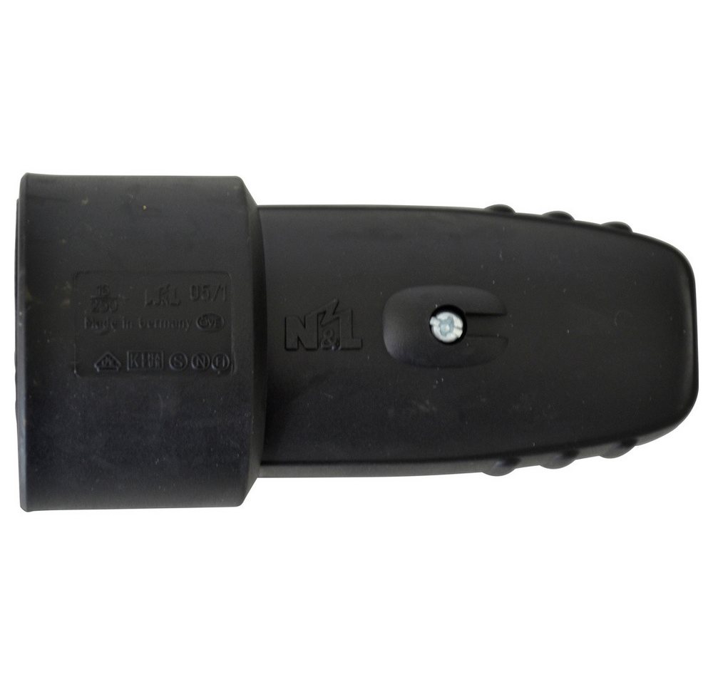 N & L N & L 11390 Schutzkontaktkupplung Gummi 230 V Schwarz IP20 Steckernetzteil N & L N & L 11390 Schutzkontaktkupplung Gummi 230 V Schwarz IP20 Steckernetzteil von N & L