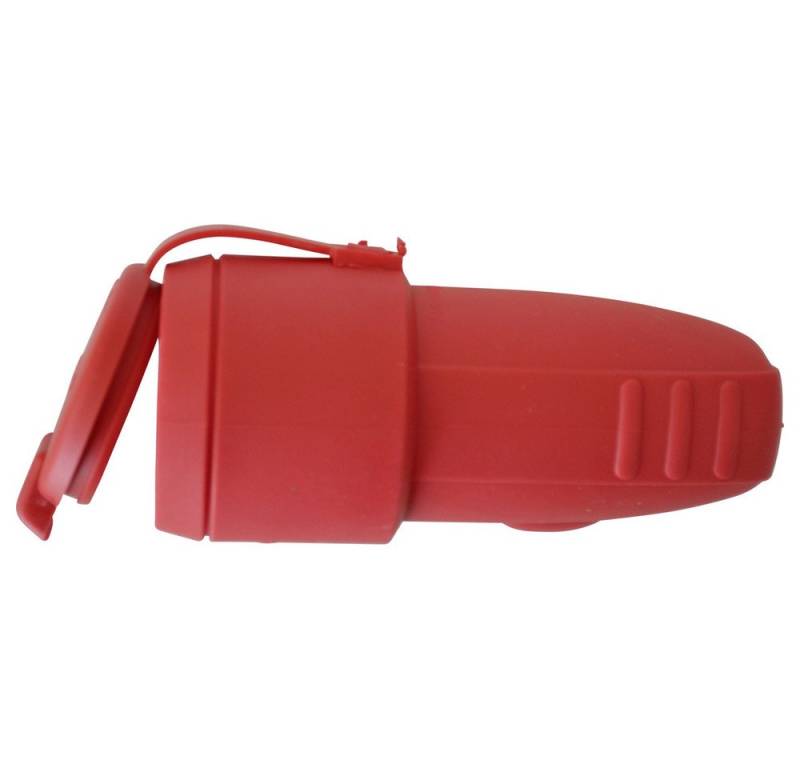 N & L N & L 17161 Schutzkontaktkupplung Gummi 230 V Rot IP44 Steckernetzteil von N & L