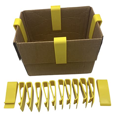 Karton-Clips – Chipbeutel-Clip – Müllsack-Clips – Set mit 12 Stück – 8,9 x 3,8 cm groß Karton-Clips – Chipbeutel-Clip – Müllsack-Clips – Set mit 12 Stück – 8,9 x 3,8 cm groß von N.1