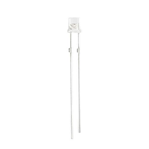 10 Stück Fotodioden Photosensible Sensoren, Lichtempfindlich, 3 mm, klar, flacher Kopf, Empfänger, Diode von NA