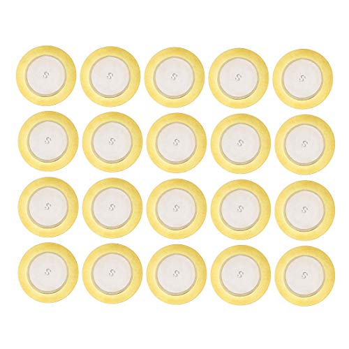 20 Stück Piezo-Scheiben, 27 mm, Akustiksensor, Mikrofon, Auslöser Buzzer CBG Gitarre von NA