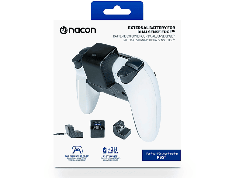 NACON NA024944 AKKU-PACK PS5, Gaming-Zubehör, Black von NACON