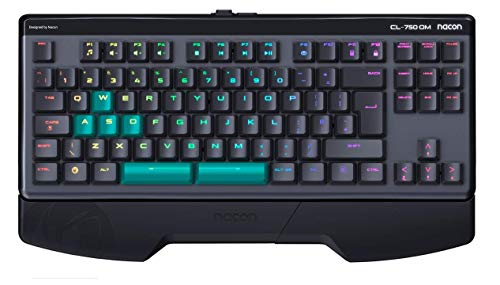 NACON PC Gaming Keyboard CL-750OMDE Esport - kompatibel Windows 7/8 / 10 [Optisch-mechanische Gaming-Tastatur ohne numerisches Keyboard] von NACON