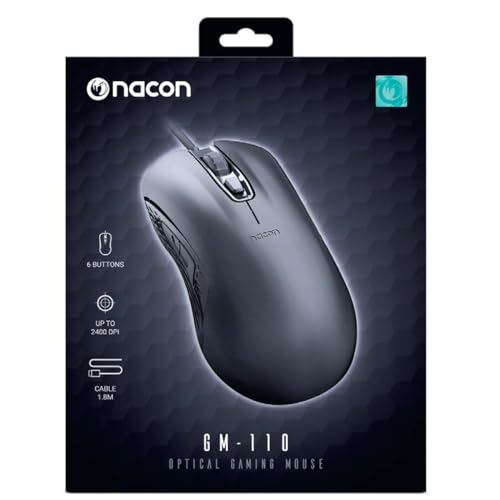 Nacon Optische Gaming-Maus GM-110 in Schwarz von NACON