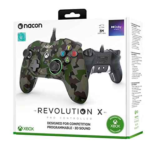 Nacon Revolution X Pro Controller Forest Camo für Xbox Series X|S, Xbox One & PC von NACON