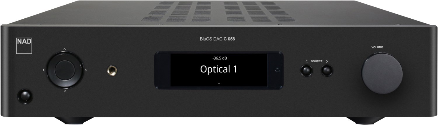 C 658 Vorverstärker mit Streaming-/DAC-Modul graphit von NAD