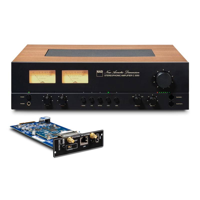 NAD C 3050 + NAD MDC2 BluOS-D Stereo-Verstärker mit Streaming von NAD