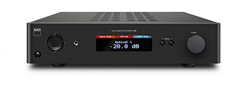 NAD C 368 mit schwarzem Kabel, Audioverstärker – Audioverstärker (0,009%, 110 DB, 80 W, 80 W, 260 W, 240 W) von NAD