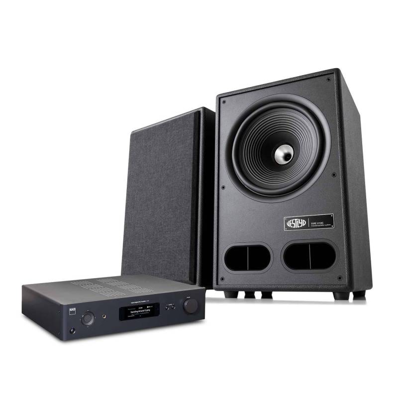NAD C 389 + Vestlyd V15C Stereo-Anlage von NAD