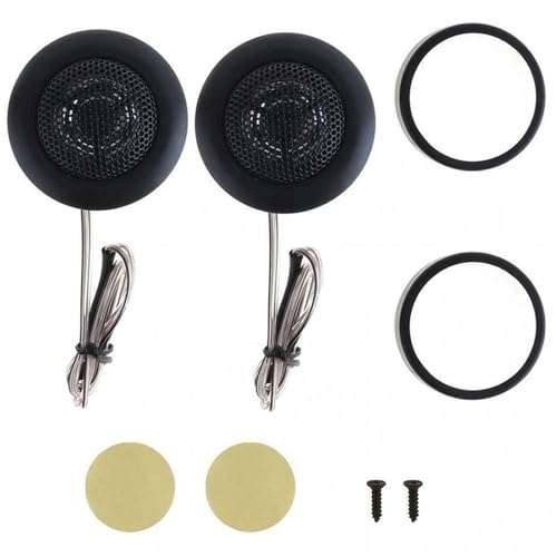 NADCFN Tweeter Universal 2 stücke Auto Dome Hochtöner Hohe Effizienz Lautsprecher Laut Super Power Audio Sound Auto Hochtöner Lautsprecher Horn von NADCFN