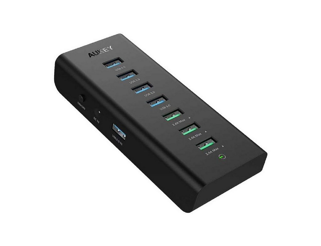 NAIPO Tablet-Adapter, USB 3.0 (36 W, 4 Port Hub USB + 3 Ladeanschluss) von NAIPO