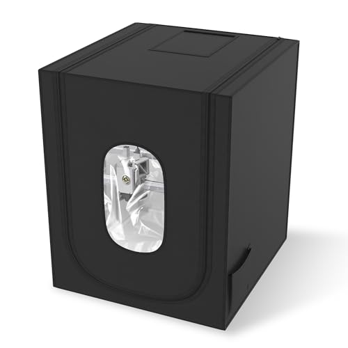 NAIZY 3D Drucker Gehäuse 72x77x90 cm Konstante Temperatur Abdeckung 3D Printer Schutzabdeckung mit Seitliche Werkzeugtasche & Fenster Flammhemmend Dustproof Enclosure von NAIZY