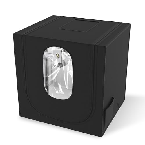 NAIZY 3D Drucker Gehäuse 73x65x73 cm Konstante Temperatur Abdeckung 3D Printer Schutzabdeckung mit Seitliche Werkzeugtasche & Fenster Flammhemmend Dustproof Enclosure von NAIZY