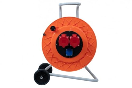 NAKA Kabeltrommel Kabelaufroller Verlängerungskabel Kabelrolle 230V 400V CEE 1x16A 1x32A 1x230V Leer Profi Metall Kunststoff NAKA Kabeltrommel Kabelaufroller Verlängerungskabel Kabelrolle 230V 400V CEE 1x16A 1x32A 1x230V Leer Profi Metall Kunststoff von NAKA