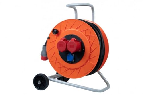 NAKA Kabeltrommel Kabelaufroller Verlängerungskabel Kabelrolle 230V 400V CEE 2x16A 1x230V 50m 5x2,5 Profi Metall Kunststoff NAKA Kabeltrommel Kabelaufroller Verlängerungskabel Kabelrolle 230V 400V CEE 2x16A 1x230V 50m 5x2,5 Profi Metall Kunststoff von NAKA