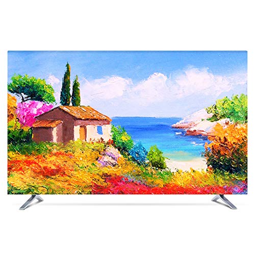 NAKAN TV Schutzhülle für Den Innenbereich 22 bis 80 Zoll Hülle Bezug Staubschutz für LCD LED Plasma Fernsehbildschirme, Glattes Polyestermaterial mit Kunst-Landschaftsdruck(Color:Cliwell,Size:70in) NAKAN TV Schutzhülle für Den Innenbereich 22 bis 80 Zoll Hülle Bezug Staubschutz für LCD LED Plasma Fernsehbildschirme, Glattes Polyestermaterial mit Kunst-Landschaftsdruck(Color:Cliwell,Size:70in) von NAKAN