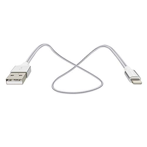 NALIA 2m USB Sync Daten-Kabel, Ladekabel MFI-Zertifiziert Nylon Aufladekabel Phone Cable kompatibel mit iPhone SE 2020 11 11Pro-Max X XS-Max XR 8-Plus 7-Plus 6-Plus 6s 5-s 5c iPad, Farbe:Schwarz Weiß von NALIA