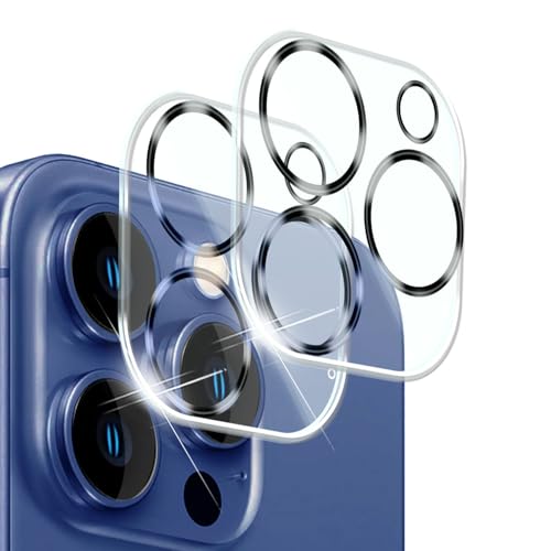 NALIA 2X Kamera-Schutzglas kompatibel mit iPhone 16 Pro Max Glas, Klarer Linsen-Schutz für Rückkamera, Kameraglas 9H Tempered Glass Protector Glasfolie Zwischen-Abdeckung, Kameraschutz Transparent NALIA 2X Kamera-Schutzglas kompatibel mit iPhone 16 Pro Max Glas, Klarer Linsen-Schutz für Rückkamera, Kameraglas 9H Tempered Glass Protector Glasfolie Zwischen-Abdeckung, Kameraschutz Transparent von NALIA