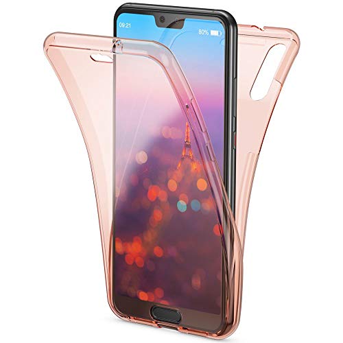NALIA 360 Grad Handyhülle kompatibel mit Huawei P20, Full-Cover vorne hinten Hülle Doppel-Schutz, Dünn Ganzkörper Case Silikon Etui Handytasche Transparent Displayschutz Rückseite, Farbe:Rose Gold NALIA 360 Grad Handyhülle kompatibel mit Huawei P20, Full-Cover vorne hinten Hülle Doppel-Schutz, Dünn Ganzkörper Case Silikon Etui Handytasche Transparent Displayschutz Rückseite, Farbe:Rose Gold von NALIA