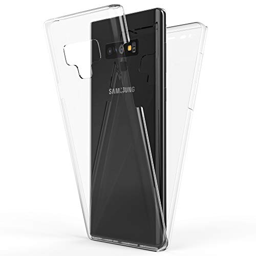 NALIA 360 Grad Handyhülle kompatibel mit Samsung Galaxy Note 9, Full-Cover Silikon Bumper Displayschutz vorne Hardcase hinten, Hülle Doppel-Schutz Ganzkörper Case Handy-Tasche, Farbe:Transparent NALIA 360 Grad Handyhülle kompatibel mit Samsung Galaxy Note 9, Full-Cover Silikon Bumper Displayschutz vorne Hardcase hinten, Hülle Doppel-Schutz Ganzkörper Case Handy-Tasche, Farbe:Transparent von NALIA