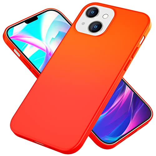 NALIA Bunte Neon Silikonhülle kompatibel mit iPhone 14 Hülle, Intensive Farbe rutschfest Samtig Weich Gummiert, Stoßfest Dünn Soft Case Handyhülle Silikon Schutzhülle Gel Cover Flexibel, Farbe:Orange NALIA Bunte Neon Silikonhülle kompatibel mit iPhone 14 Hülle, Intensive Farbe rutschfest Samtig Weich Gummiert, Stoßfest Dünn Soft Case Handyhülle Silikon Schutzhülle Gel Cover Flexibel, Farbe:Orange von NALIA
