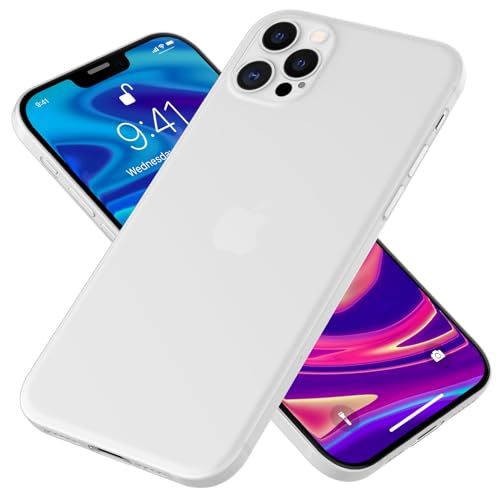 NALIA Extra Dünnes Hardcase kompatibel mit iPhone 12 Pro Max Hülle, Ultra-Slim Case Phone Cover Matte Leichte Handyhülle Schutzhülle, Thin Hardcover Smartphone Bumper Schutz Telefon, Farbe:Weiß NALIA Extra Dünnes Hardcase kompatibel mit iPhone 12 Pro Max Hülle, Ultra-Slim Case Phone Cover Matte Leichte Handyhülle Schutzhülle, Thin Hardcover Smartphone Bumper Schutz Telefon, Farbe:Weiß von NALIA