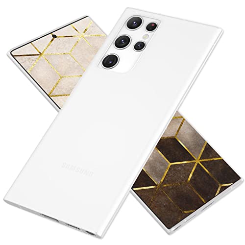 NALIA Extrem Dünnes Hardcase kompatibel mit Samsung Galaxy S22 Ultra Hülle, 0,3mm Schlank Ultra-Dünn Matt Anti-Fingerabdruck Kratzfest, Ultra-Slim Cover Schutzhülle Handyhülle, Farbe:Weiß Transparent NALIA Extrem Dünnes Hardcase kompatibel mit Samsung Galaxy S22 Ultra Hülle, 0,3mm Schlank Ultra-Dünn Matt Anti-Fingerabdruck Kratzfest, Ultra-Slim Cover Schutzhülle Handyhülle, Farbe:Weiß Transparent von NALIA
