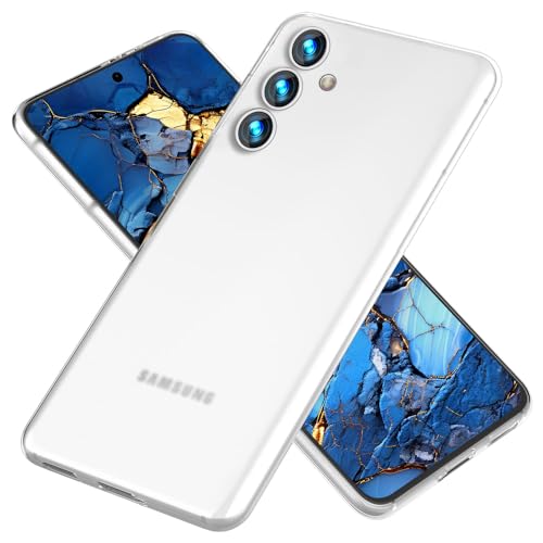 NALIA Extrem Dünnes Hardcase kompatibel mit Samsung Galaxy S24 Plus Hülle, 0,3mm Ultra-Dünne Schutzhülle im schlanken Design, Matt Anti-Fingerabdruck rutschfest Ultra-Slim, Farbe:Weiß Transparent NALIA Extrem Dünnes Hardcase kompatibel mit Samsung Galaxy S24 Plus Hülle, 0,3mm Ultra-Dünne Schutzhülle im schlanken Design, Matt Anti-Fingerabdruck rutschfest Ultra-Slim, Farbe:Weiß Transparent von NALIA