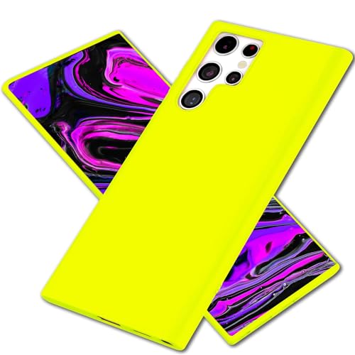 NALIA Farbintensive Neon Silikonhülle kompatibel mit Samsung Galaxy S24 Ultra Hülle, rutschfeste Samtig Weiche Schutzhülle in strahlender Neonfarbe, Schlankes Bunt Leuchtendes Soft Case, Farbe:Gelb NALIA Farbintensive Neon Silikonhülle kompatibel mit Samsung Galaxy S24 Ultra Hülle, rutschfeste Samtig Weiche Schutzhülle in strahlender Neonfarbe, Schlankes Bunt Leuchtendes Soft Case, Farbe:Gelb von NALIA