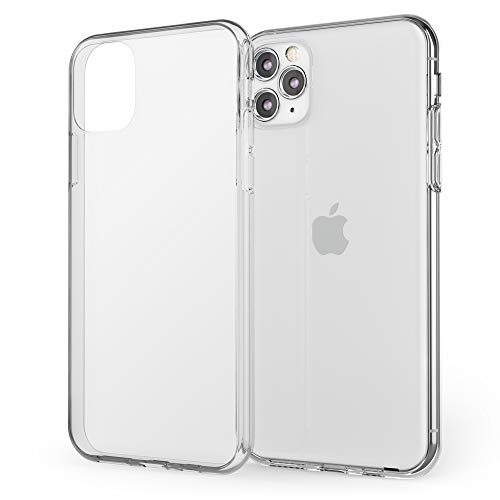 NALIA Handyhülle kompatibel mit Apple iPhone 11 Pro Max Hülle, Dünne Durchsichtige Silikon Schutzhülle Phone Case Soft Cover, Ultra-Slim Bumper Handy-Tasche Skin Etui Gummi Schale Klar - Transparent von NALIA