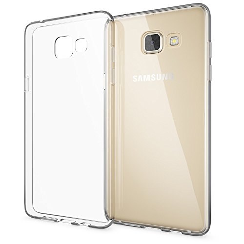 NALIA Handyhülle kompatibel mit Samsung Galaxy A5 2016, Slim Silikon Motiv Case Hülle Cover Crystal Schutzhülle Dünn Durchsichtig, Etui Handy-Tasche Schale Back-Cover Smart-Phone Bumper - Transparent von NALIA